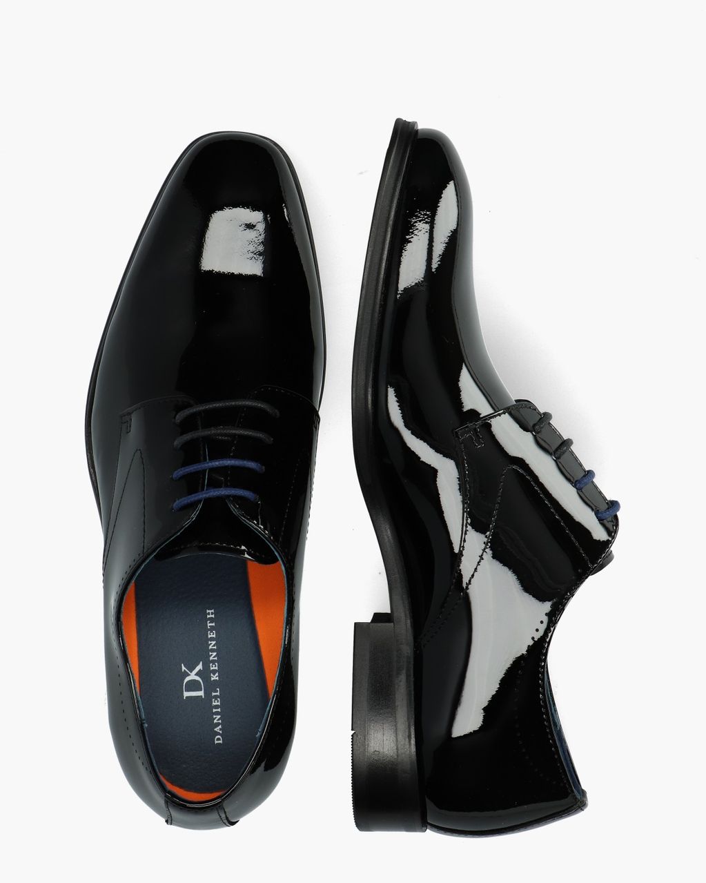Ayaz Zwart Heren Veterschoenen