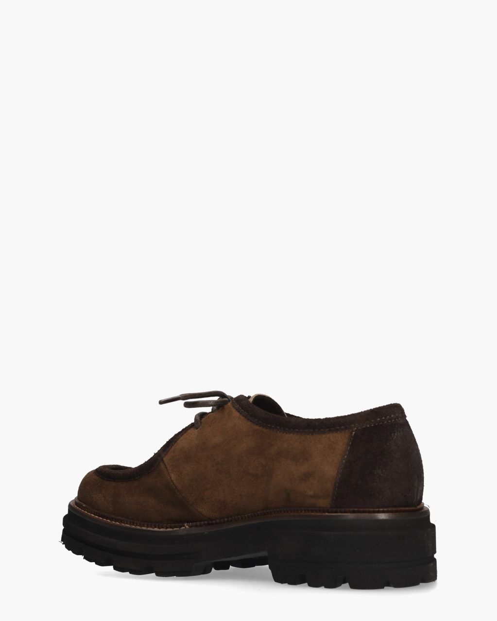 3225 Bruin/Beige Dames Veterschoenen