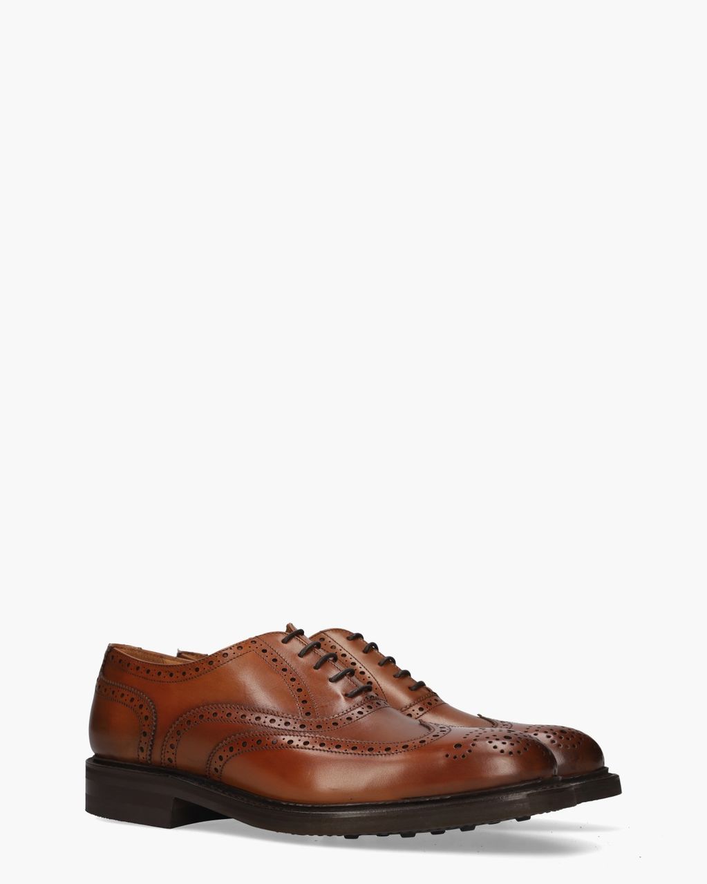 3818-K1 Cognac Heren Veterschoenen