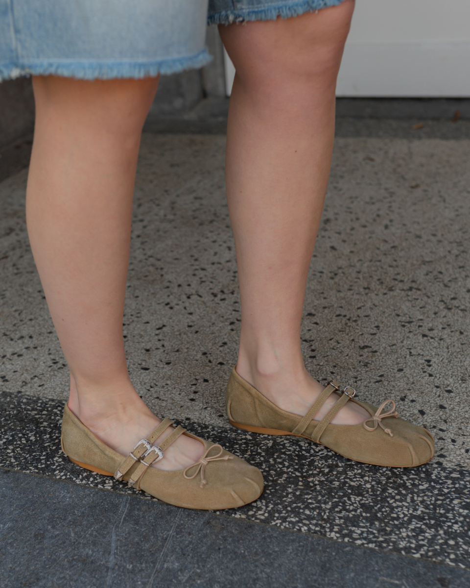 Vita Ballerina Cognac Damesballerina's