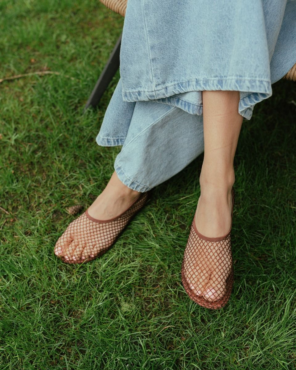 Ruby Bruin Damesballerina's