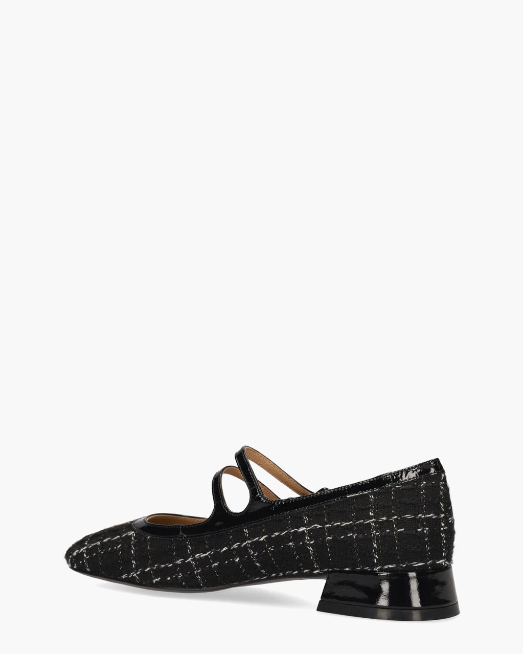 Cardiff Zwart/Wit Damesloafers