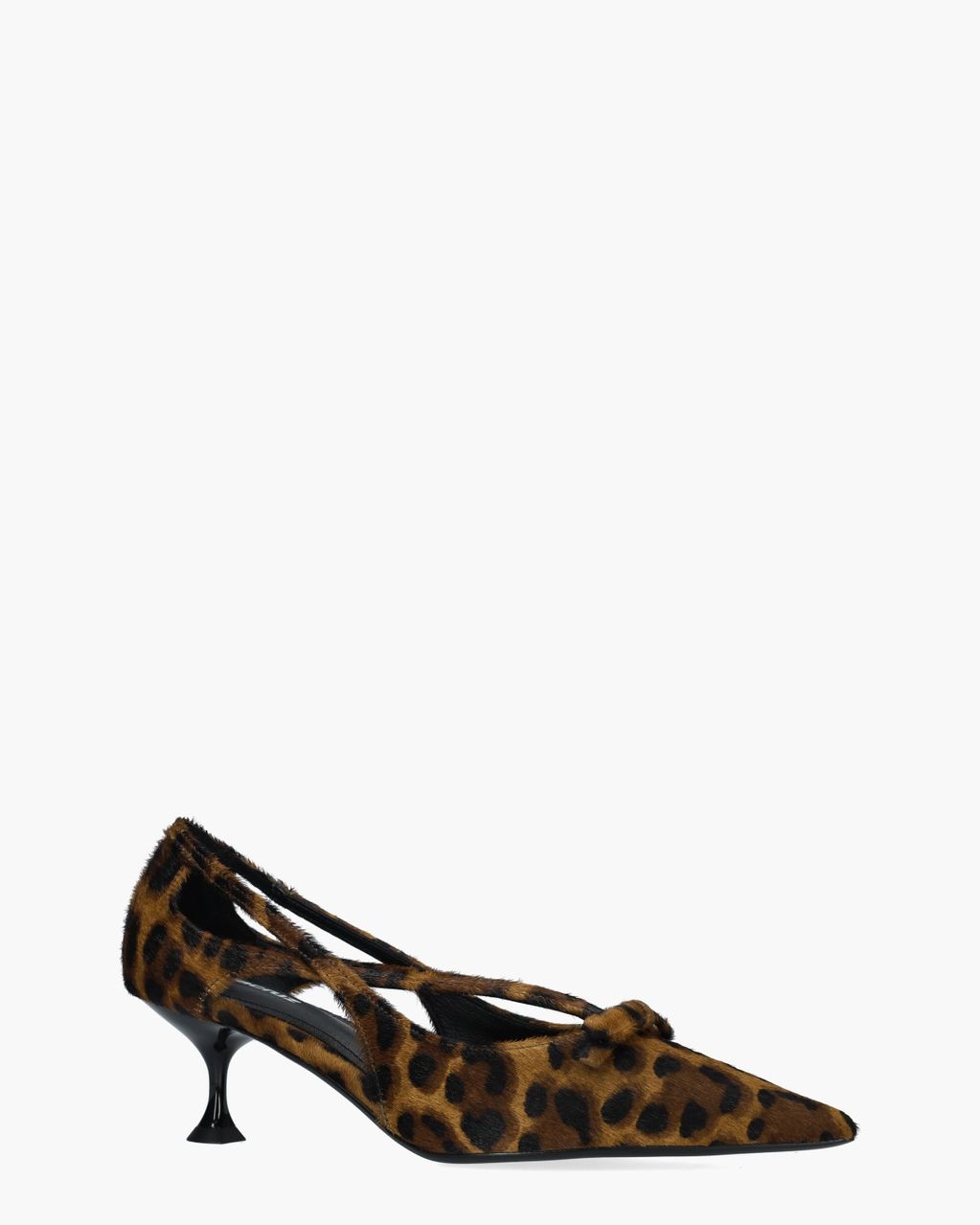 Navari Bruin/Zwart Dames Slingbackpumps