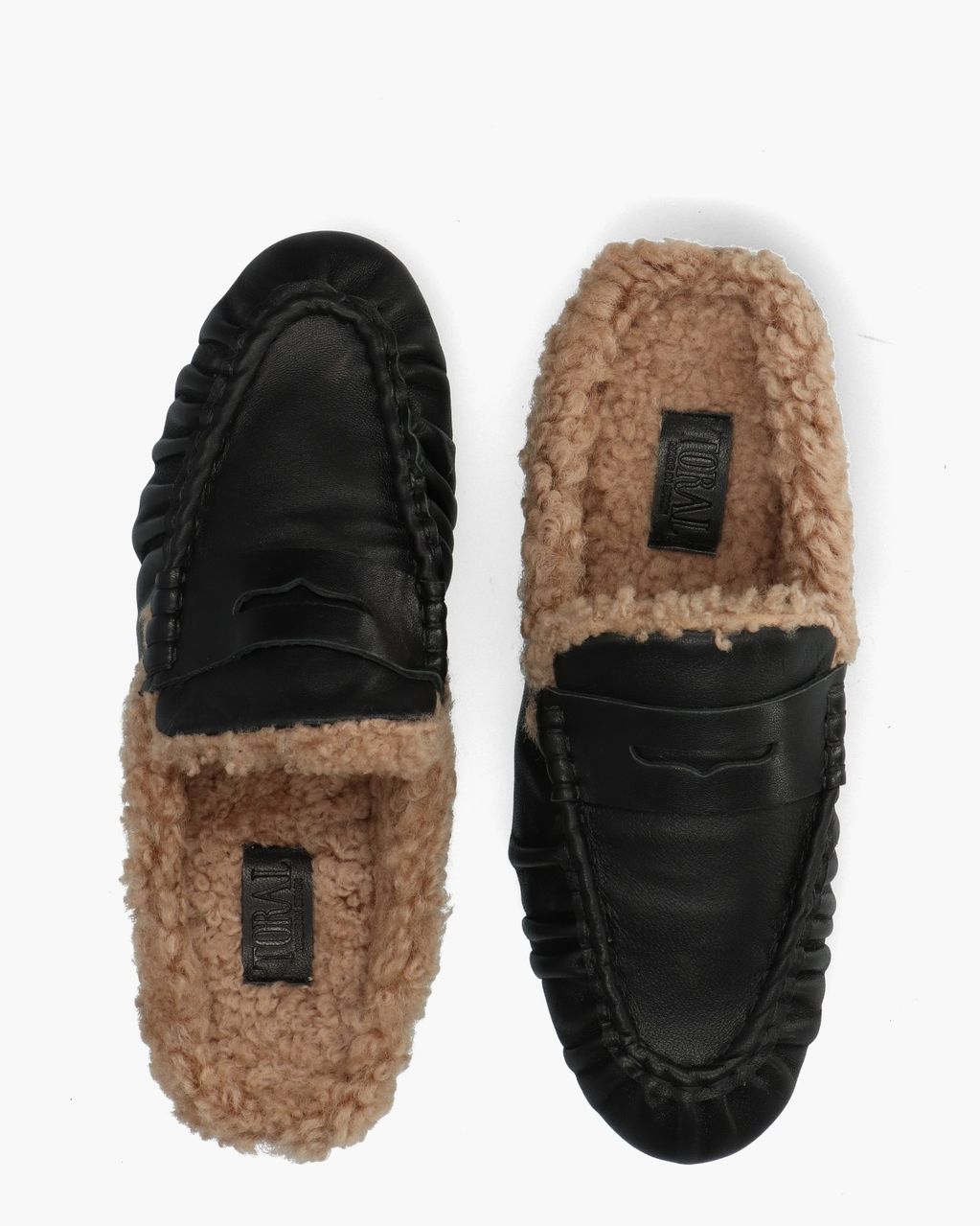 Piper Zwart Damesslippers