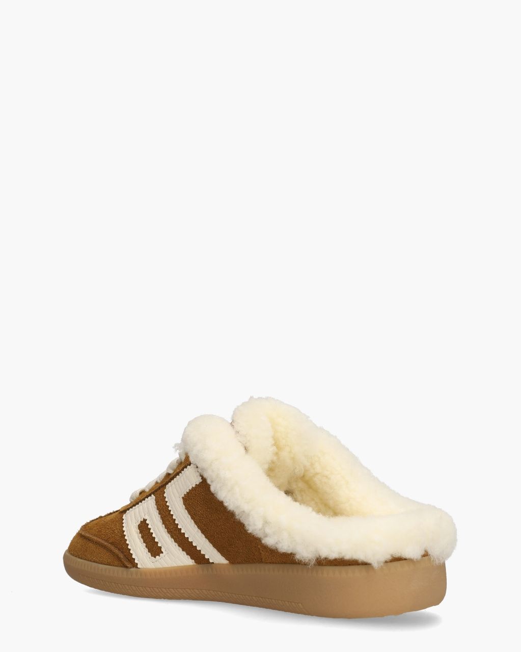 Easter Fur Lined Cognac Damesslippers