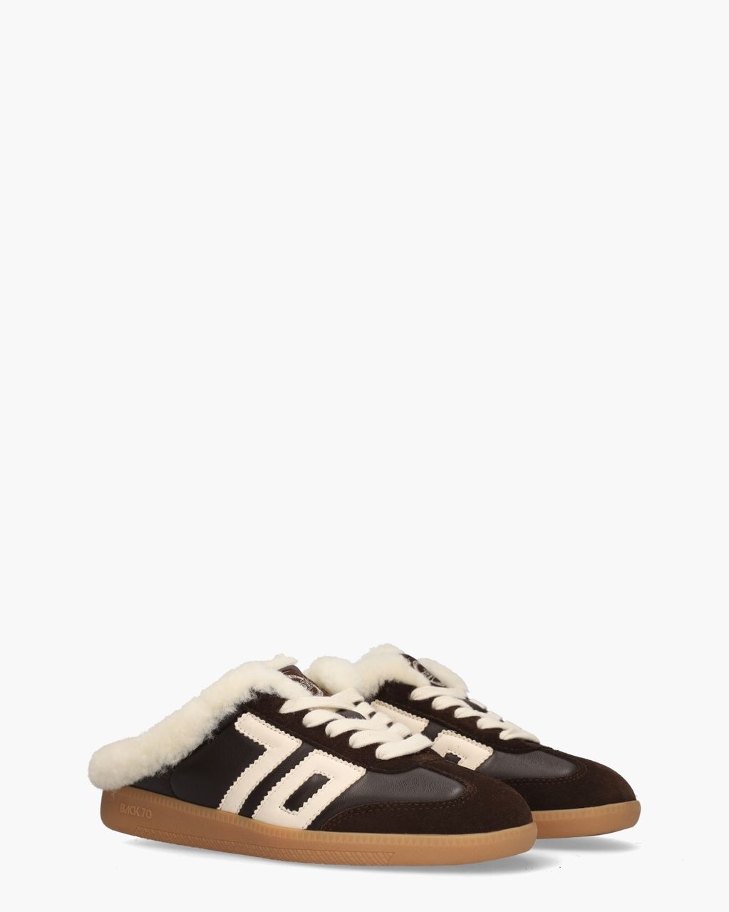 Easter Fur Lined Donkerbruin Damesslippers
