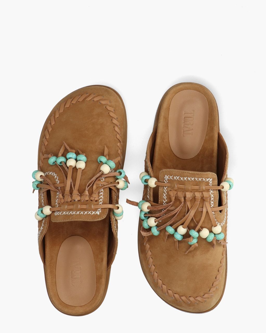 Inka Cognac Damesslippers