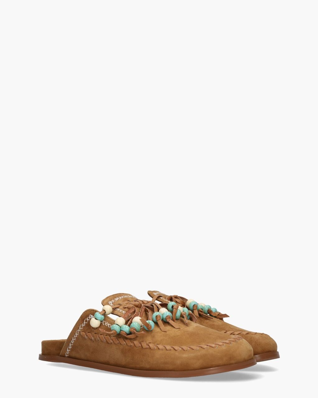 Inka Cognac Damesslippers