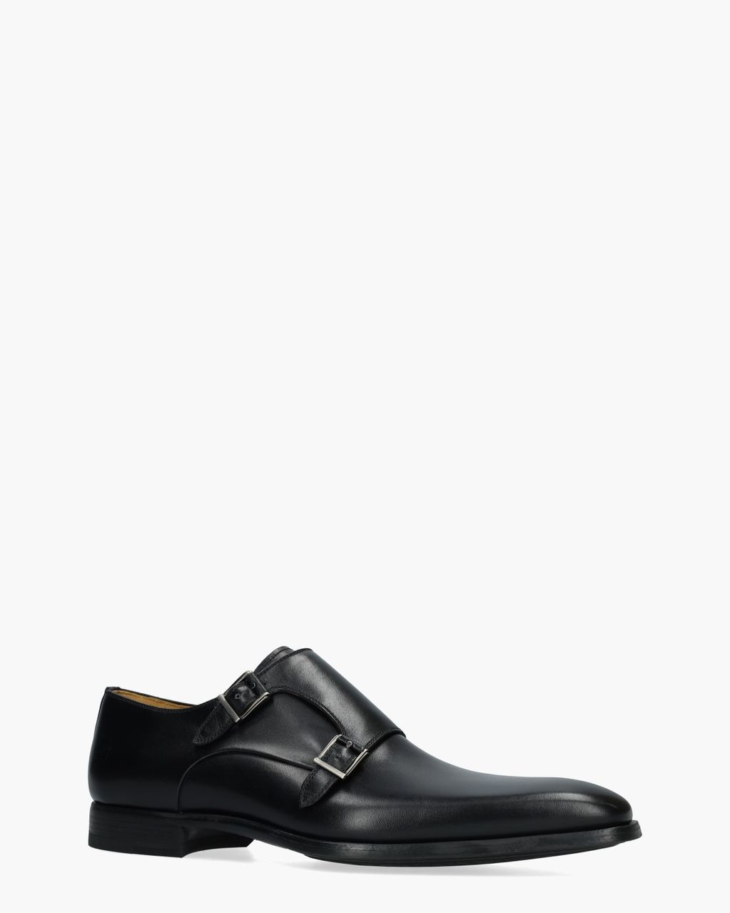 23037 Zwart Heren Gespschoenen