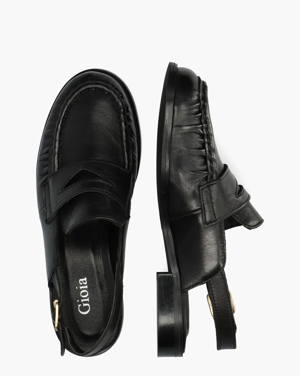 Zuleya Zwart Dames Slingbackloafers