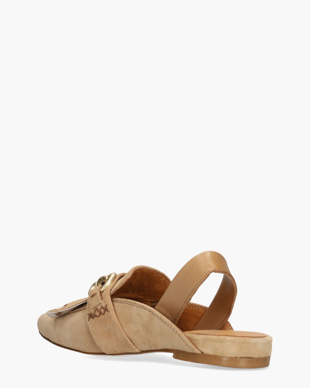 Zenne Lichtbruin Dames Slingbackloafers