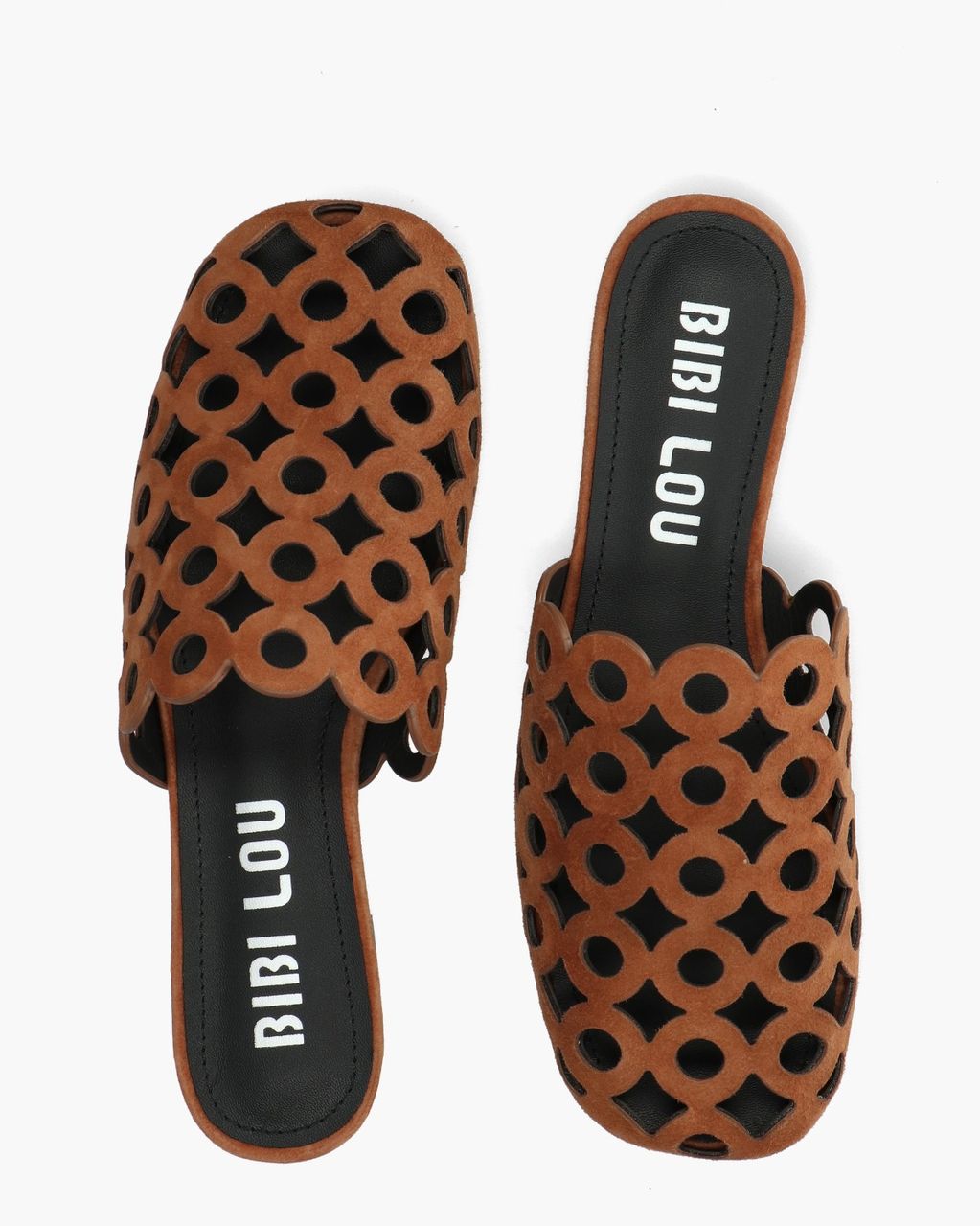 Oribu Cognac Damesslippers
