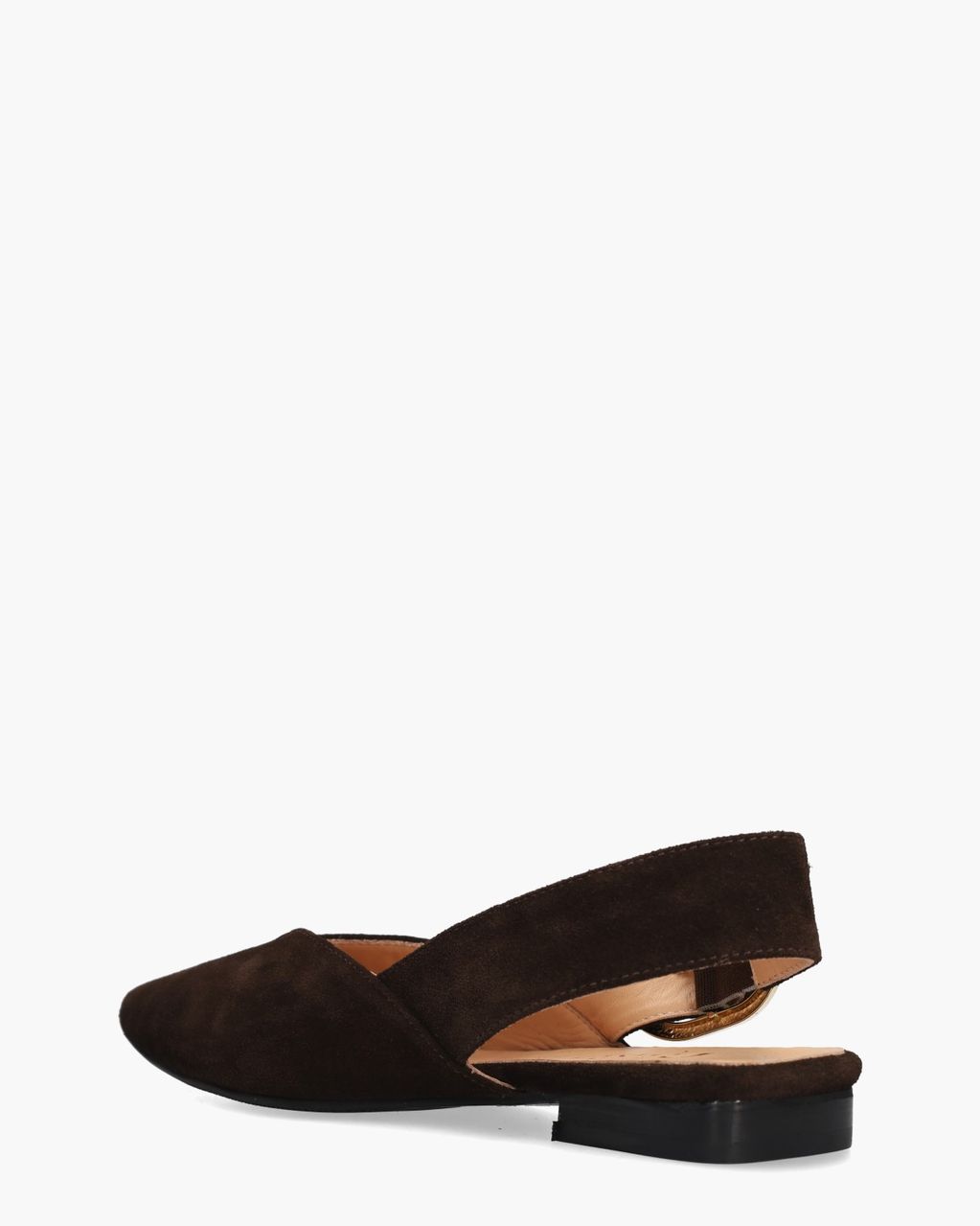 Aiby Donkerbruin Slingbacksandalen