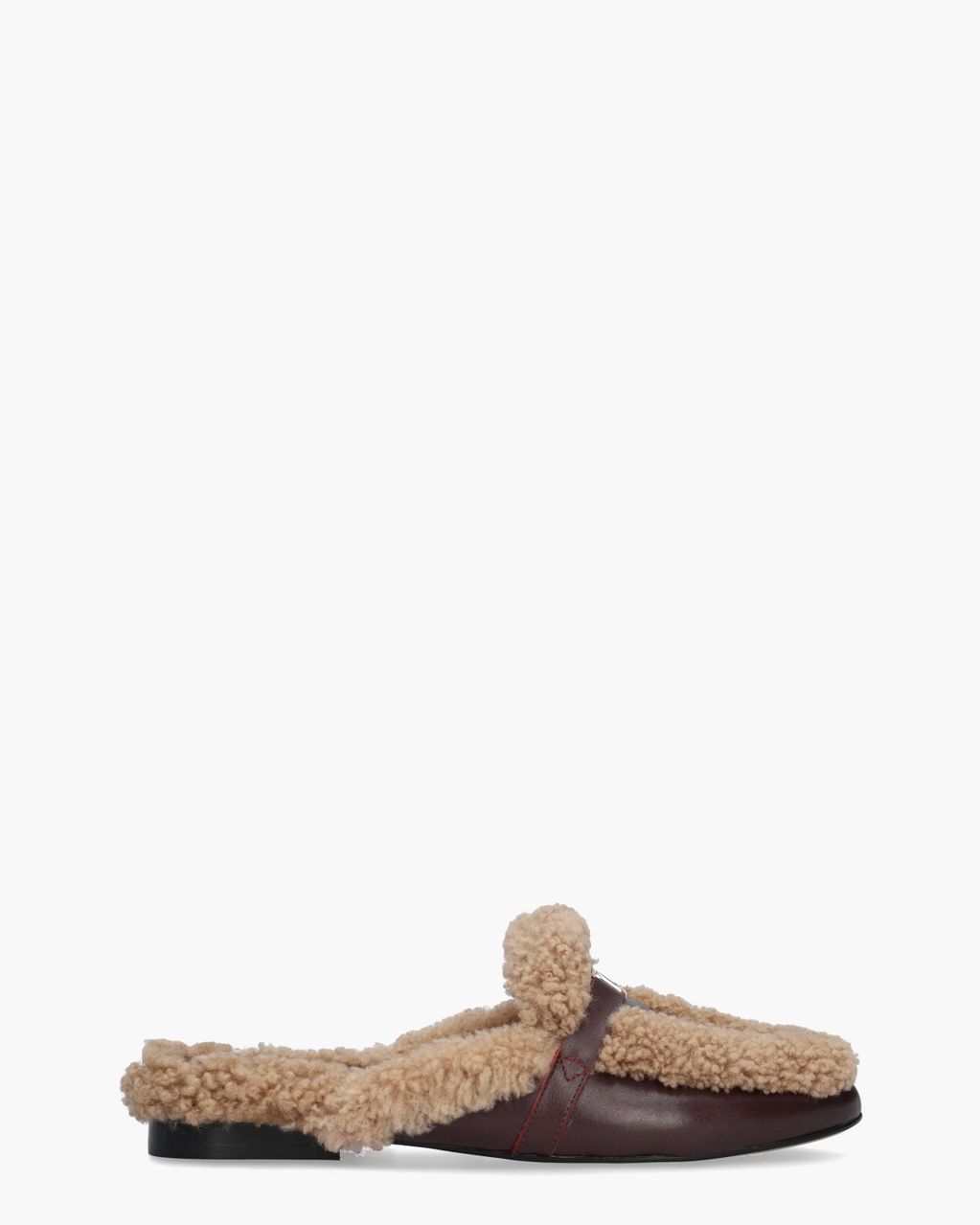 Daphne Bordeauxrood/Beige Damesslippers