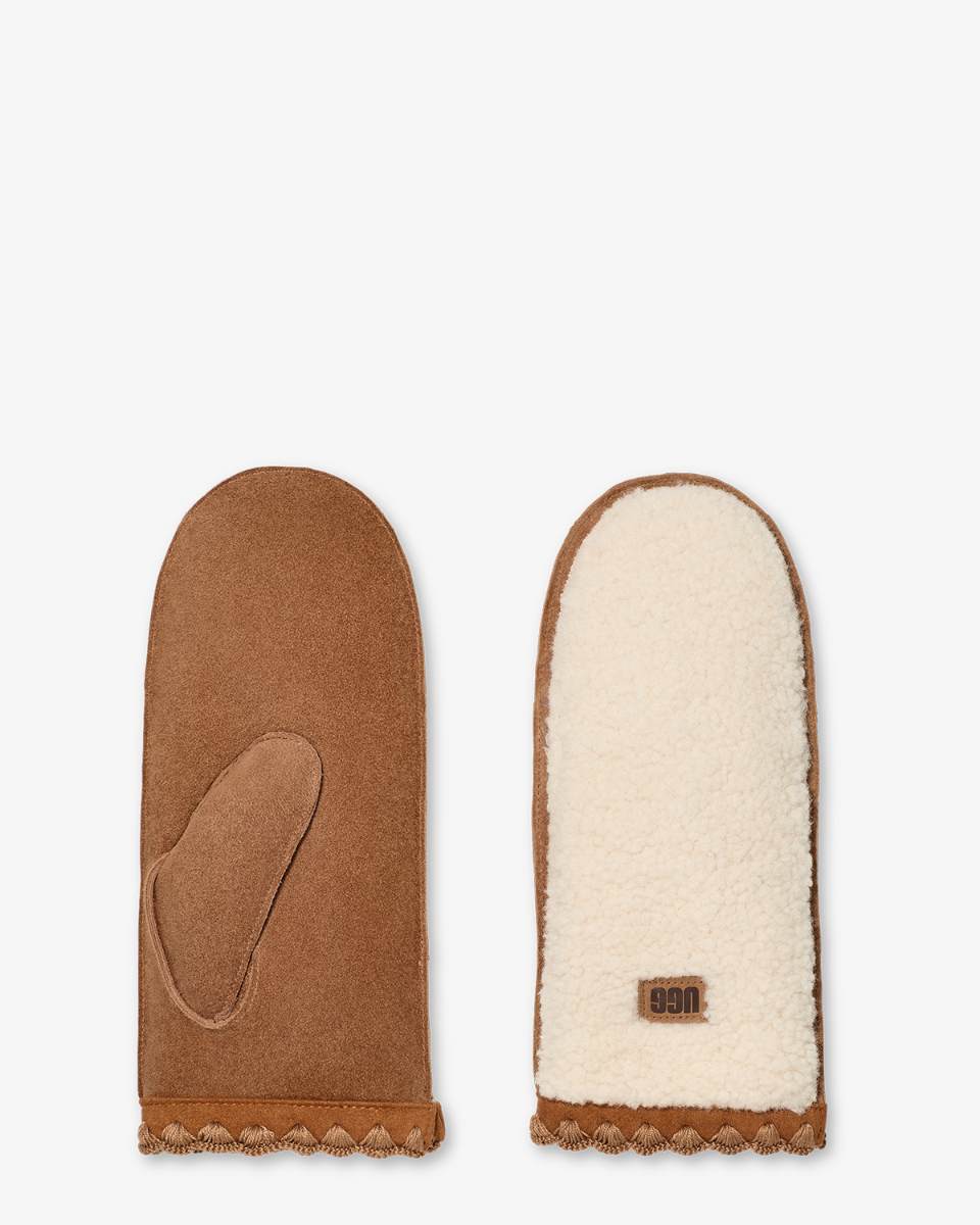 UGGfluff Scalloped Mitten Nimbus Dameswanten