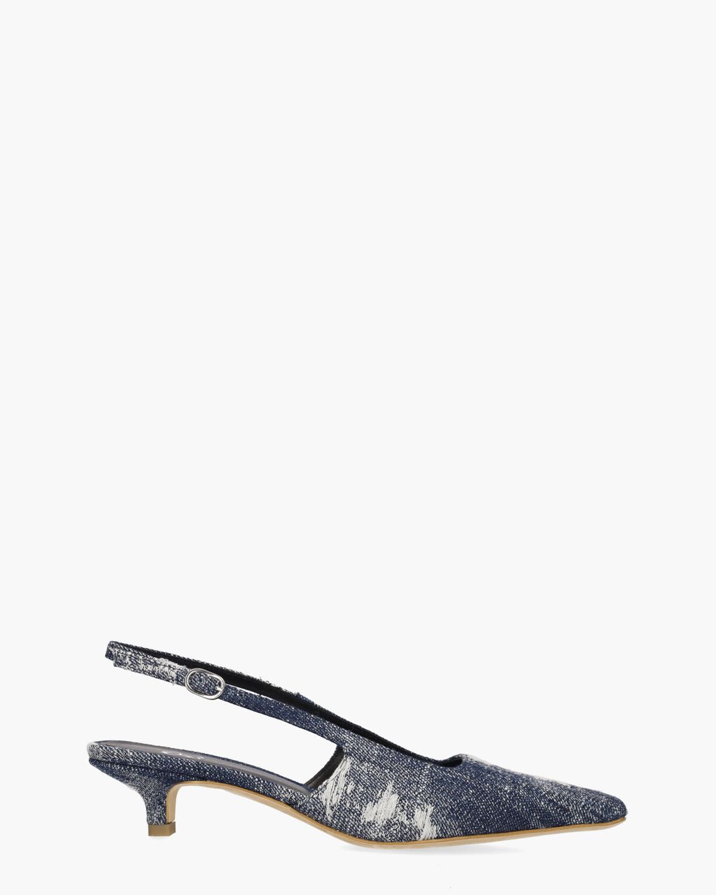 Anna Jeansblauw Dames Slingbackpumps