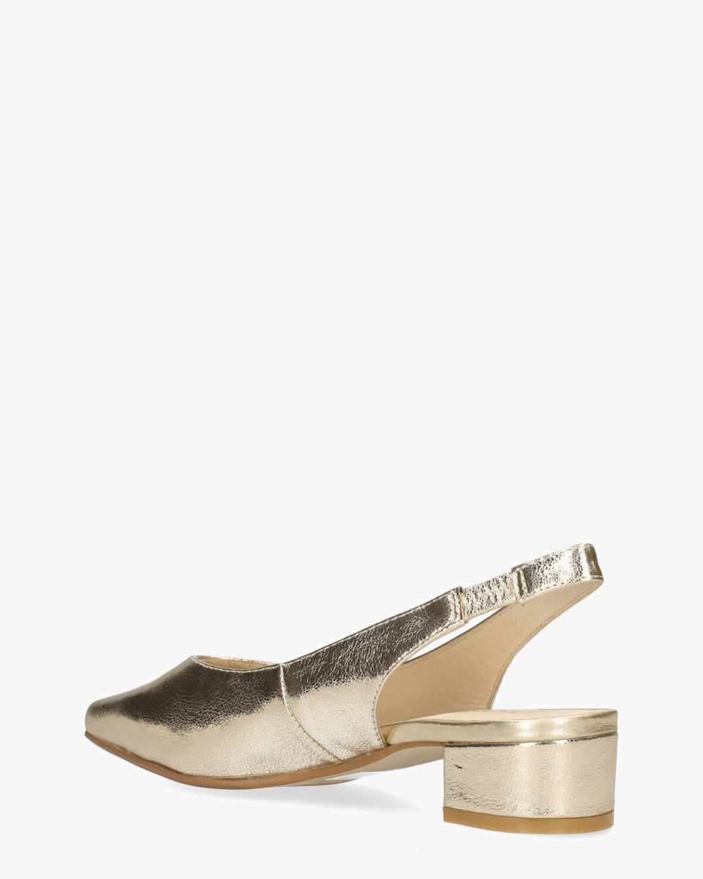 Wagar Goud Dames Slingbackpumps