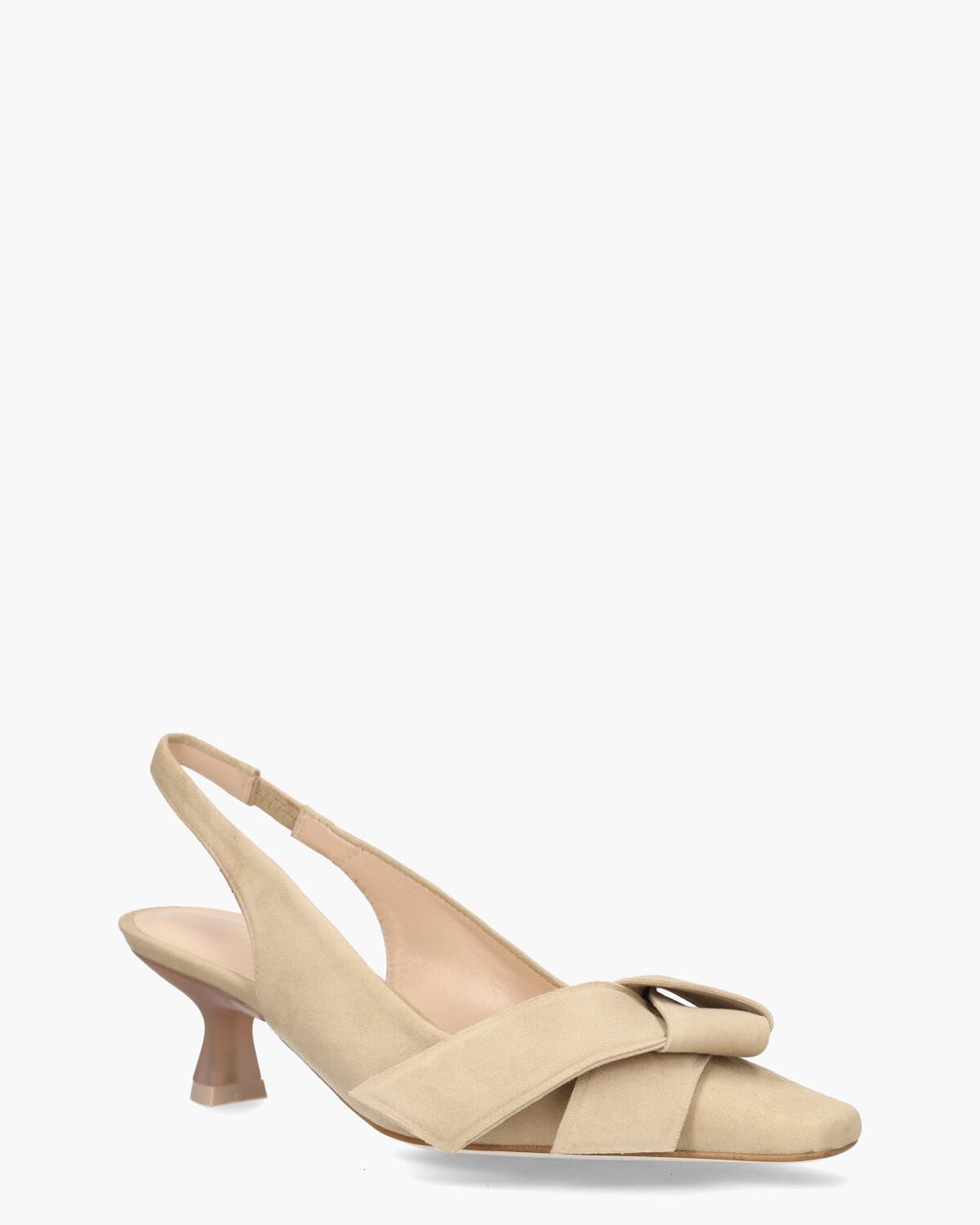 2222 Beige Dames Slingbackpumps