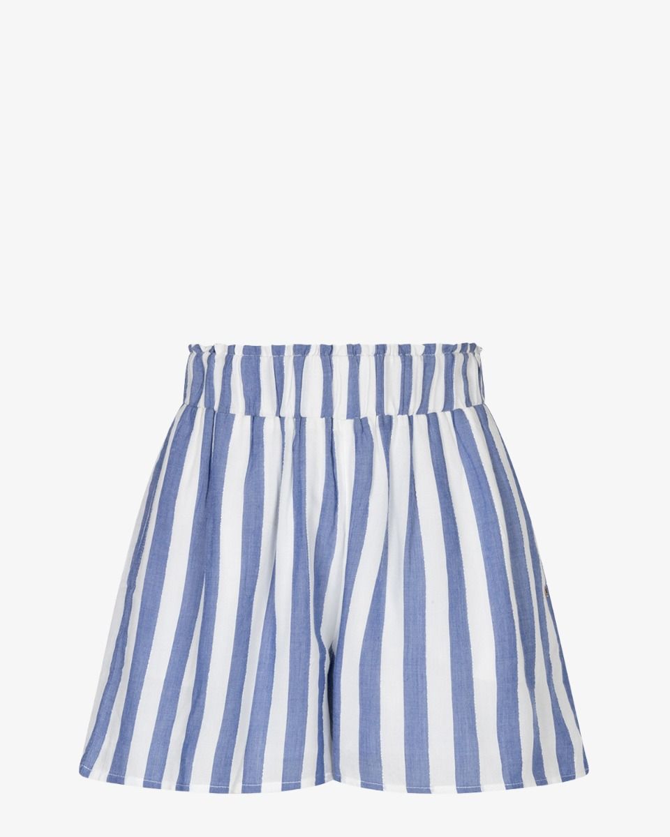 Shalita Blauw/Wit Damesshort