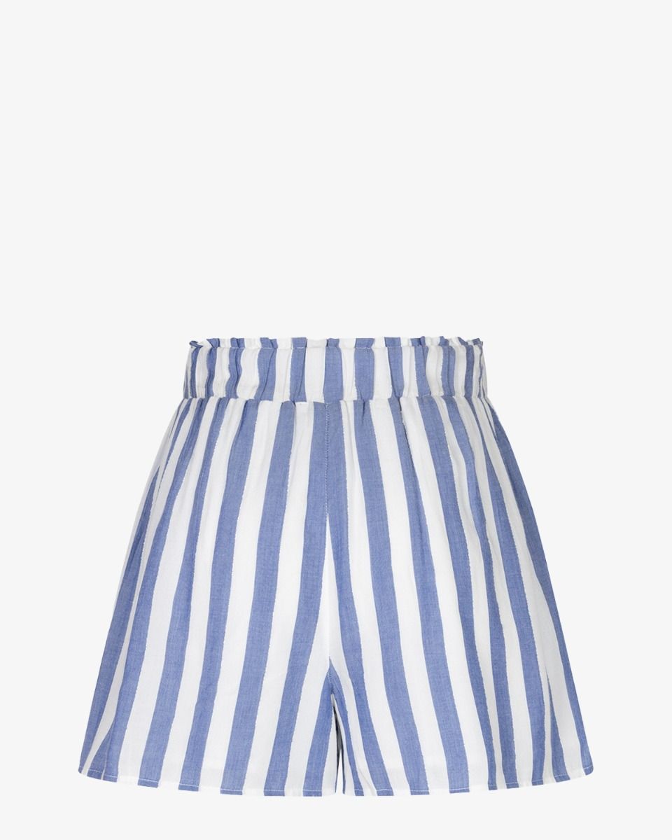 Shalita Blauw/Wit Damesshort