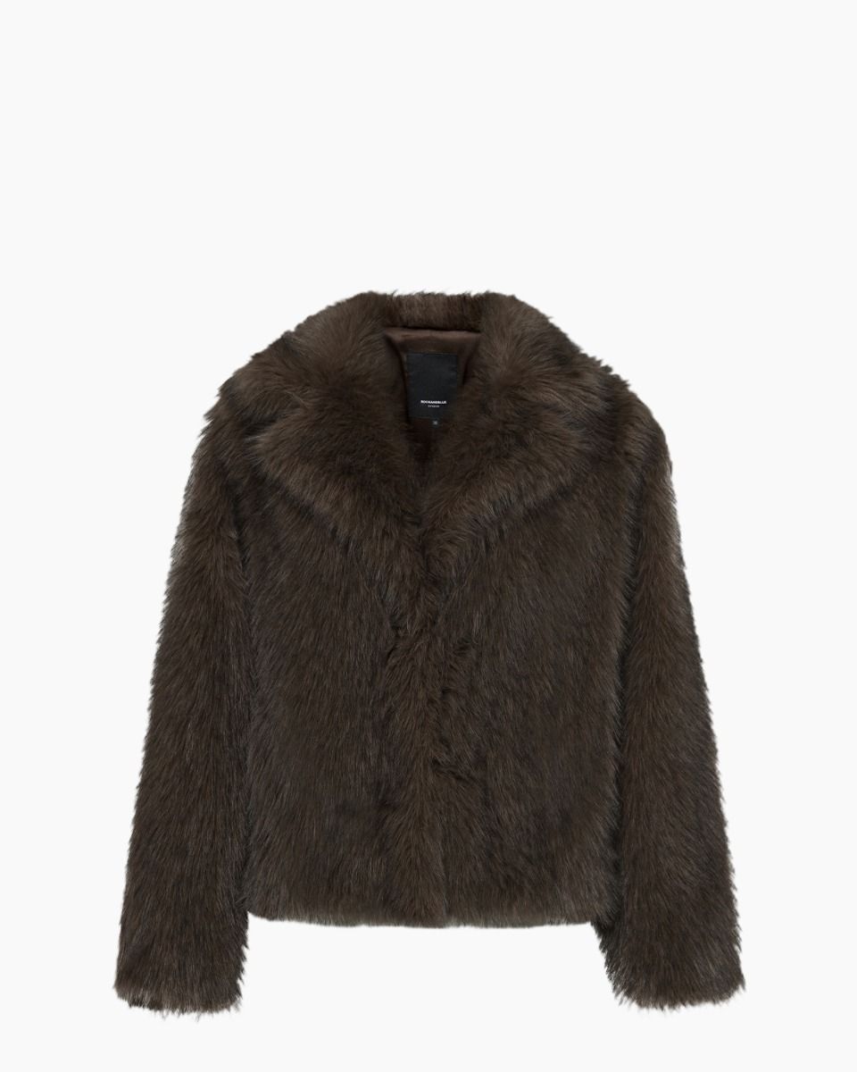 Queenie Jacket Donkerbruin Damesjas