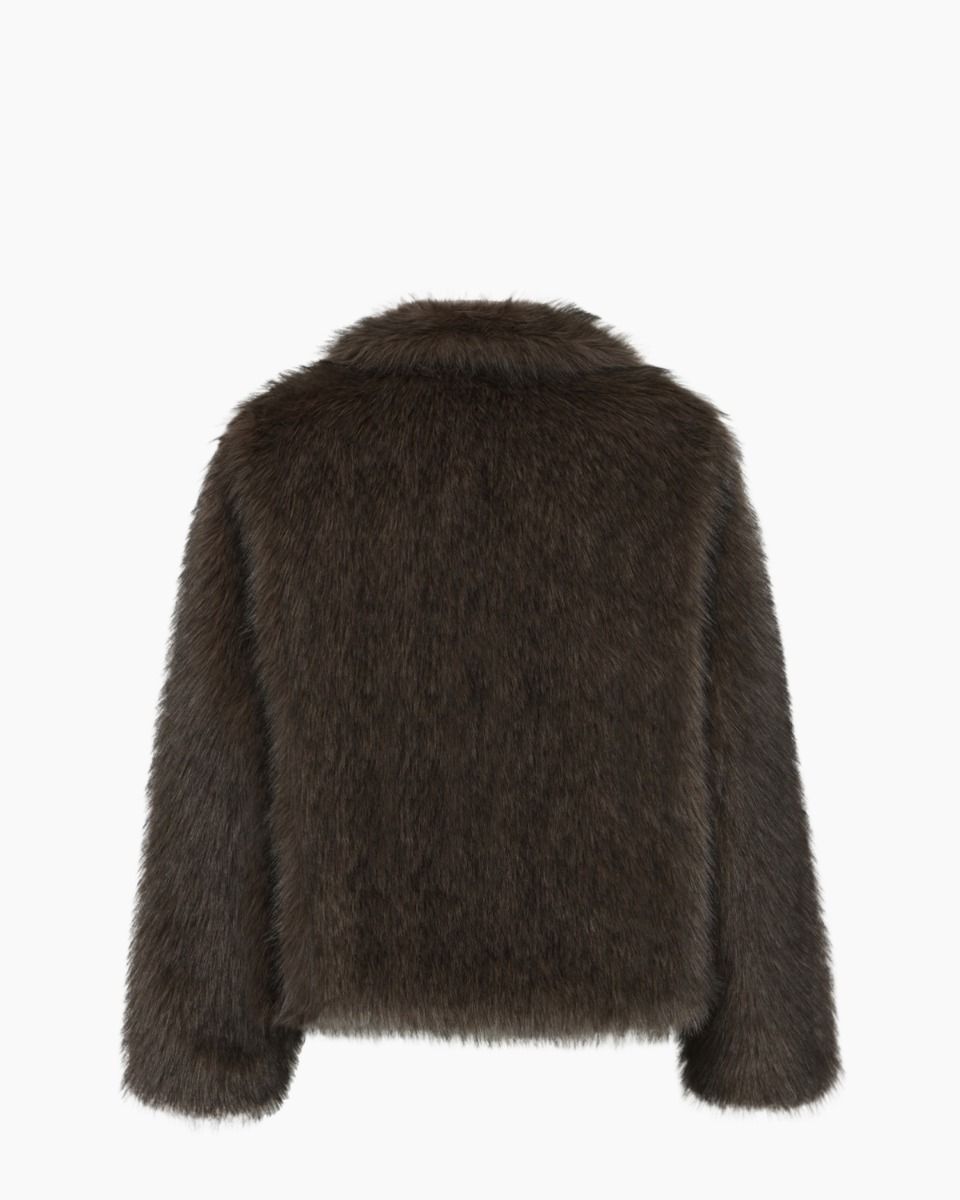 Queenie Jacket Donkerbruin Damesjas