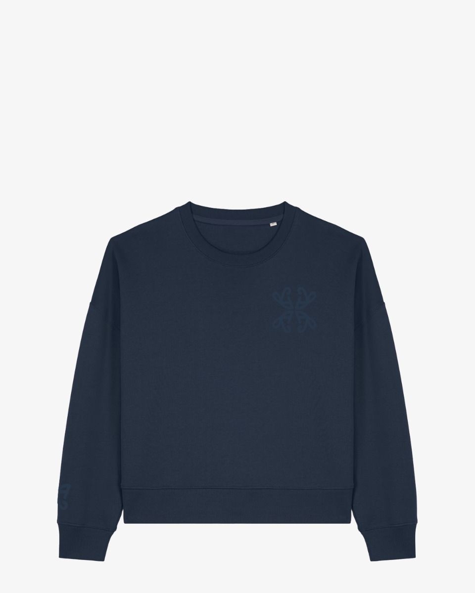 Alma Donkerblauw Damessweater