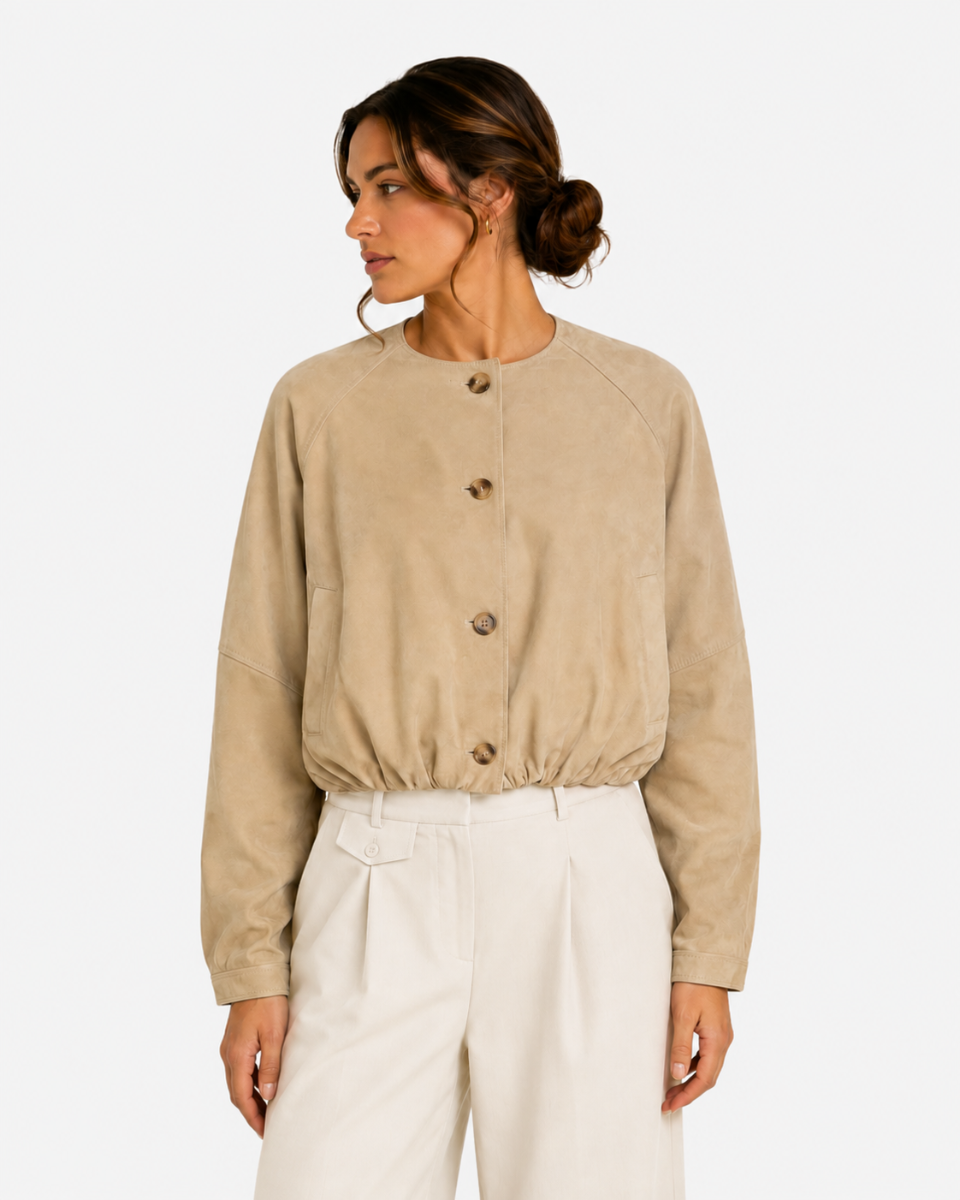 Bardot Lichtbruin Damesjack