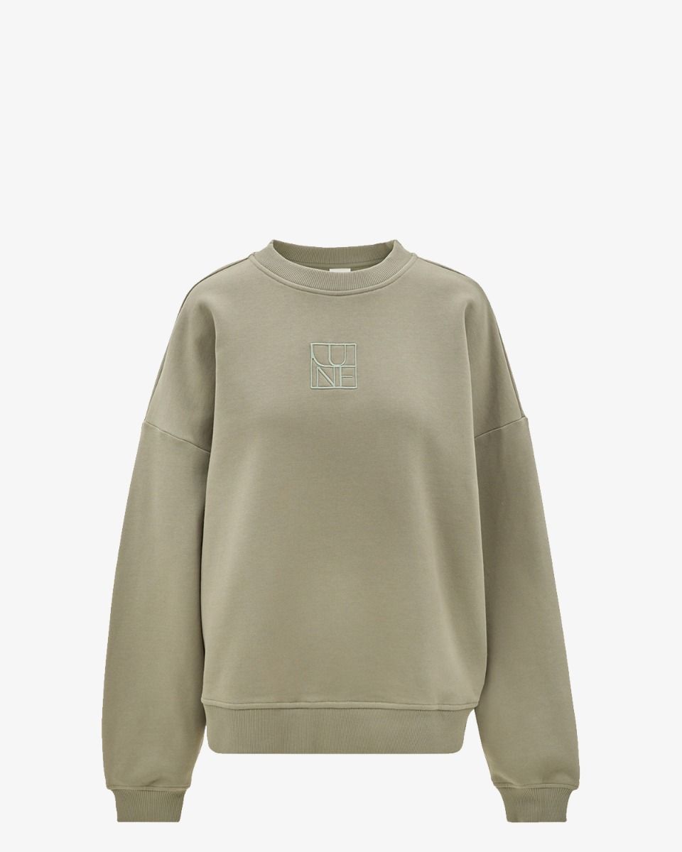 Zany Oversized Sweatshirt Groen Damessweater