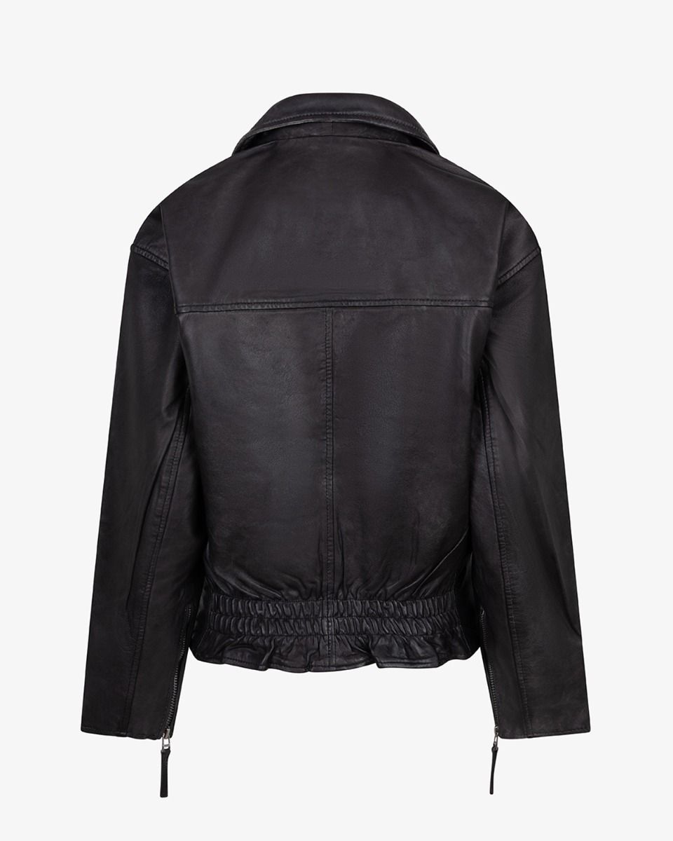 Pinner Biker 1-A Zwart Damesjack