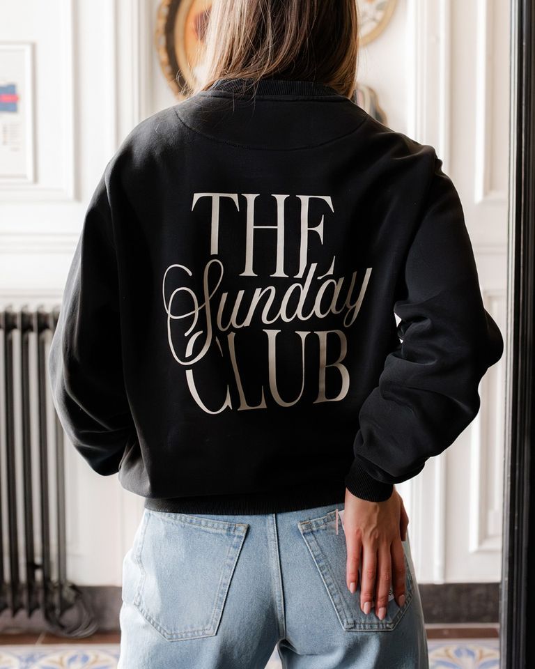 The Sunday Club Donkergrijs Damessweater