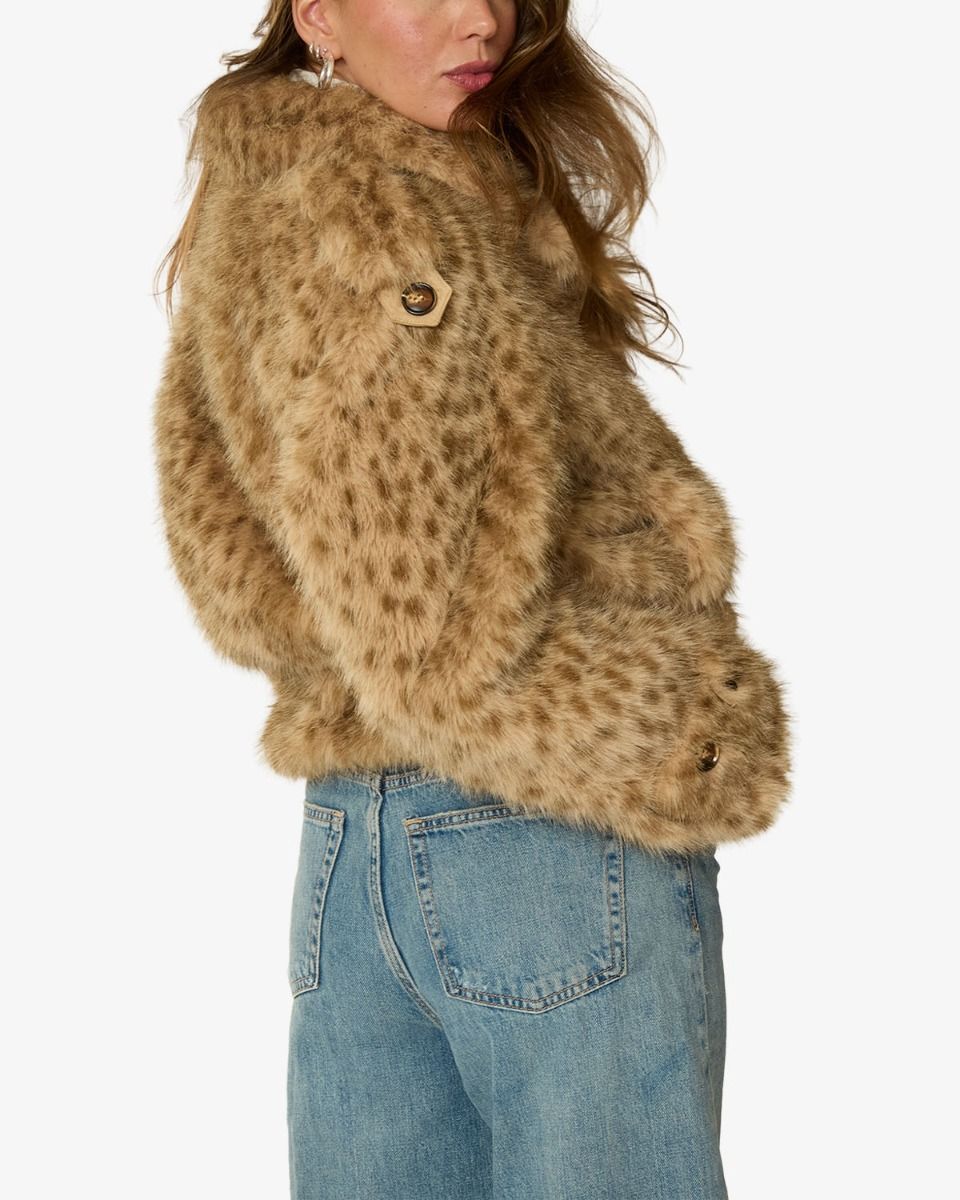 Weekly Coat Panterprint Damesjas