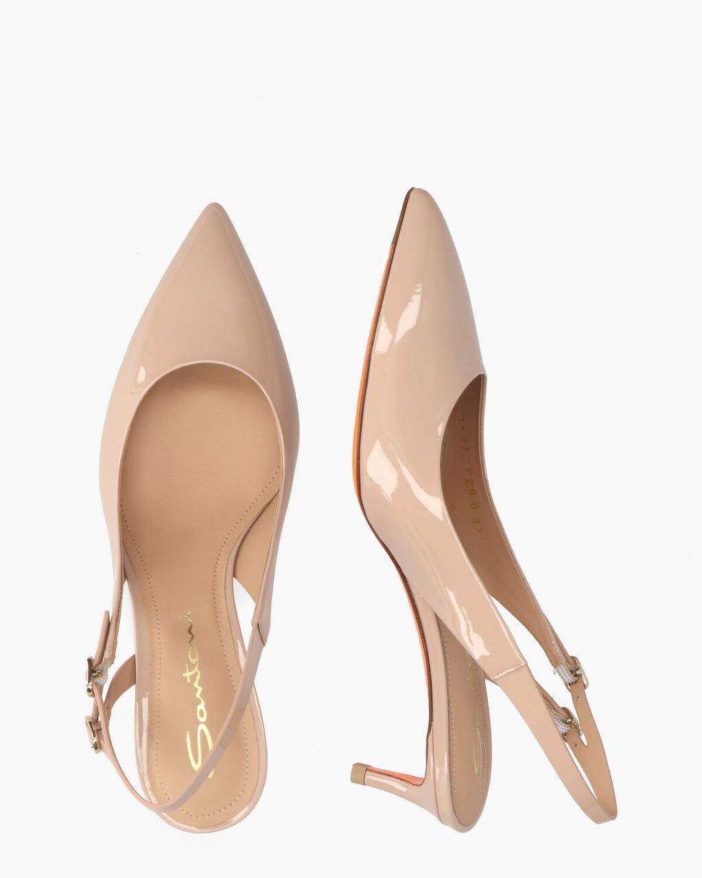 71407 Lichtroze Dames Slingbackpumps