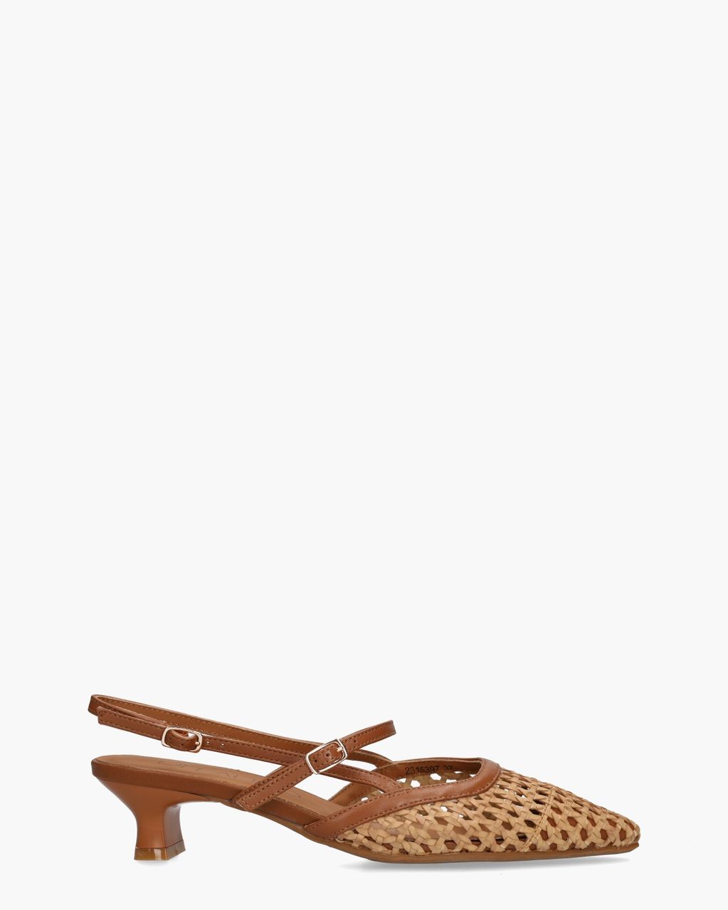 Dania Cognac Dames Slingbackpumps