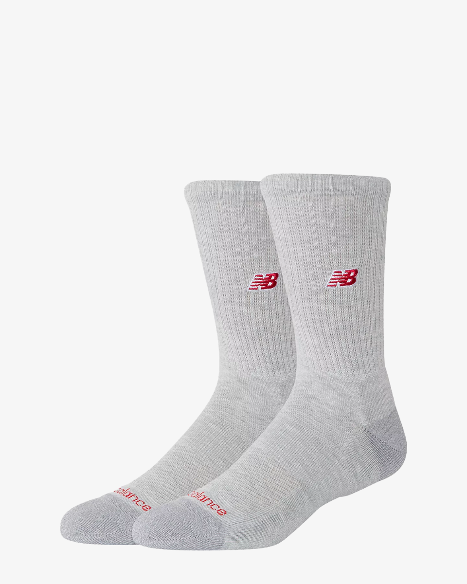 Active NB Premium Crew Socks 2 Pack Lichtgrijs Sokken