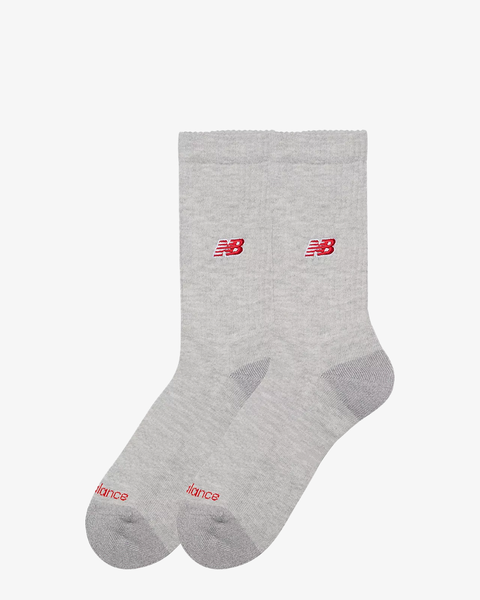 Active NB Premium Crew Socks 2 Pack Lichtgrijs Sokken