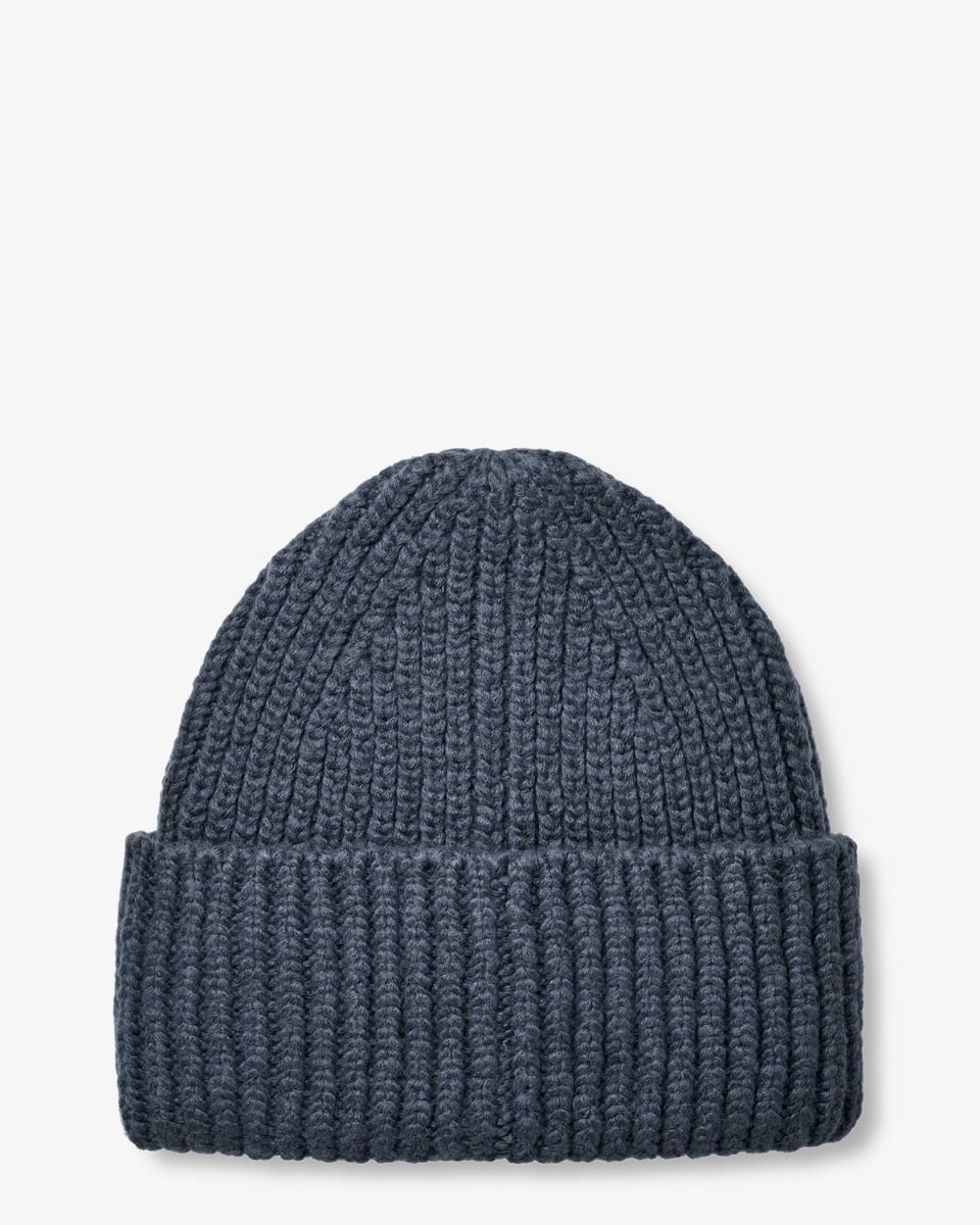 Chunky Rib Beanie Dark Wave Muts