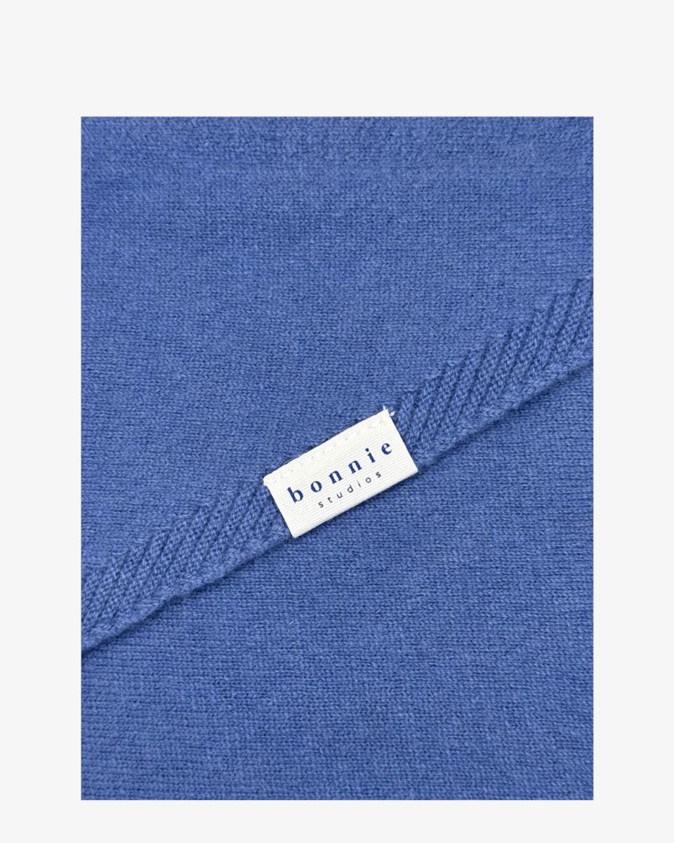 Bonnie Wool Scarf Blauw Damessjaal