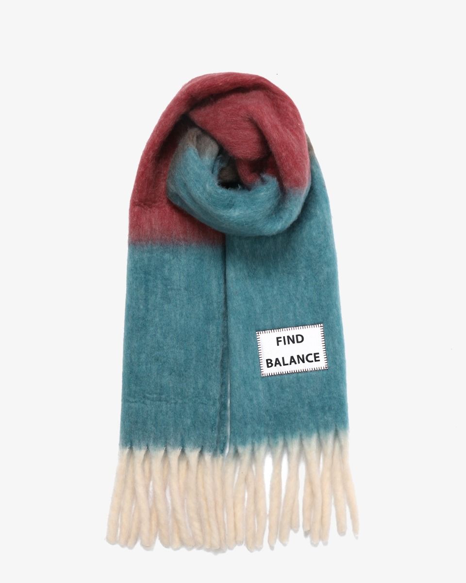 Born To Shine Blauw/Multicolor Damessjaal