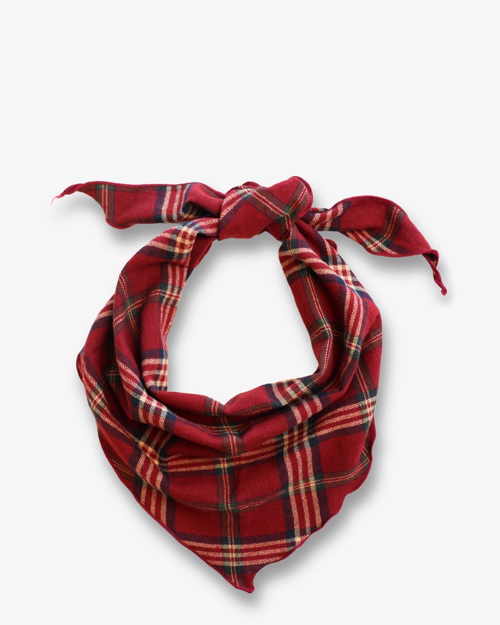 Plaid Scarf Red Bordeaux Sjaal 