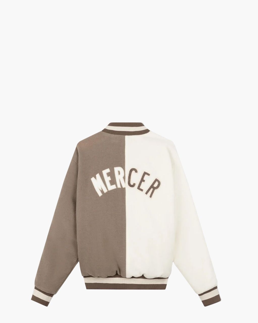 The All Out Varsity Jacket Taupe/Crème Jacket