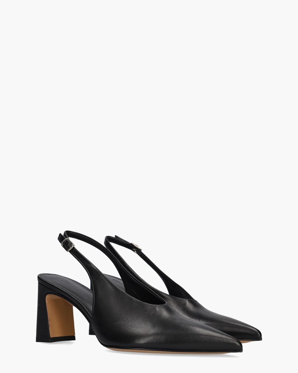 Alpha Zwart Dames Slingbackpumps