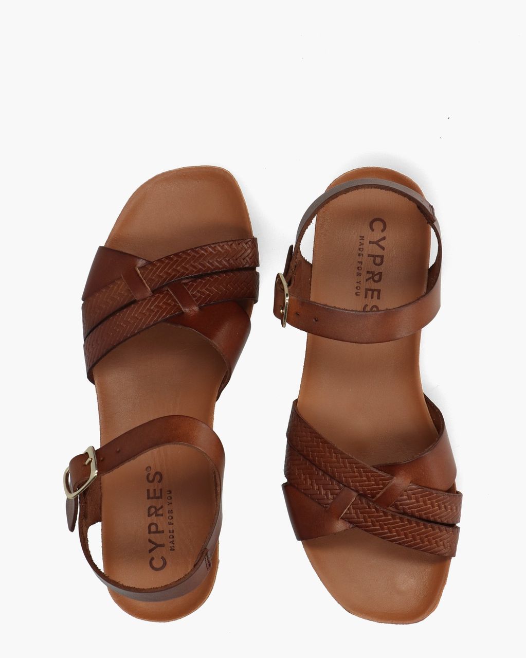 Zilvia Cognac Damessandalen