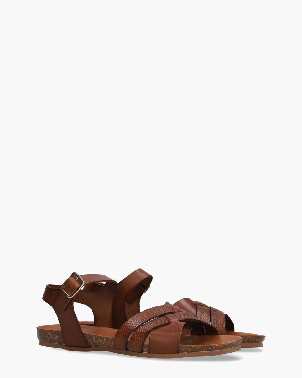 Zilvia Cognac Damessandalen
