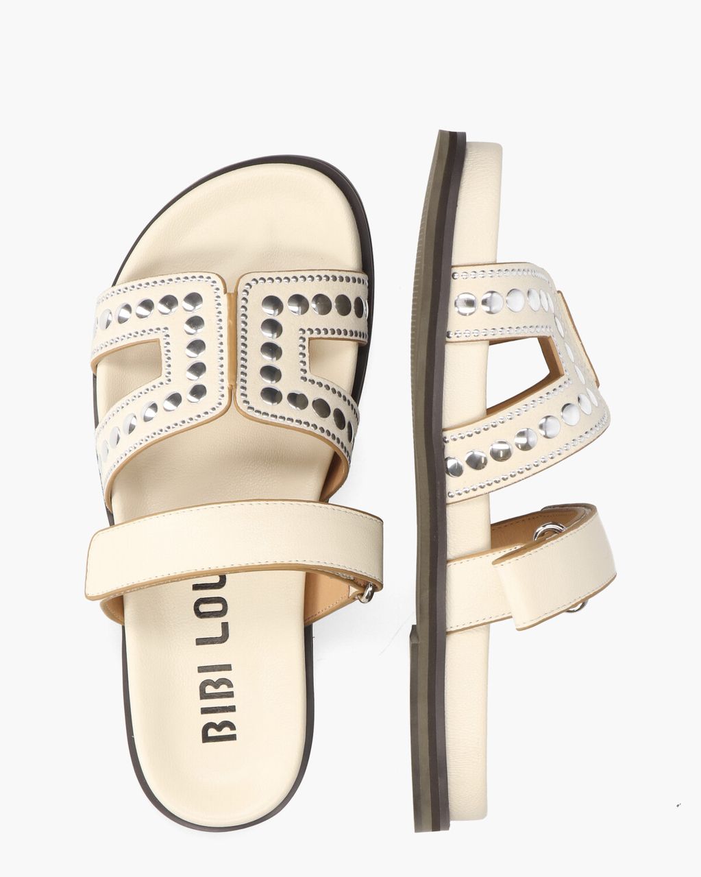 Mindy Off-White Damesslippers