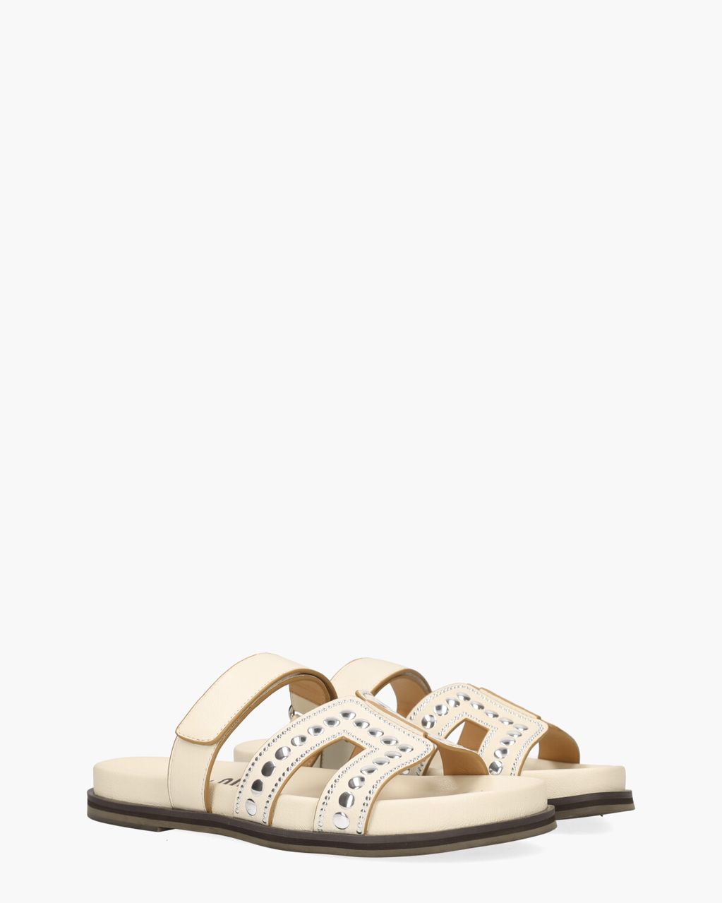 Mindy Off-White Damesslippers