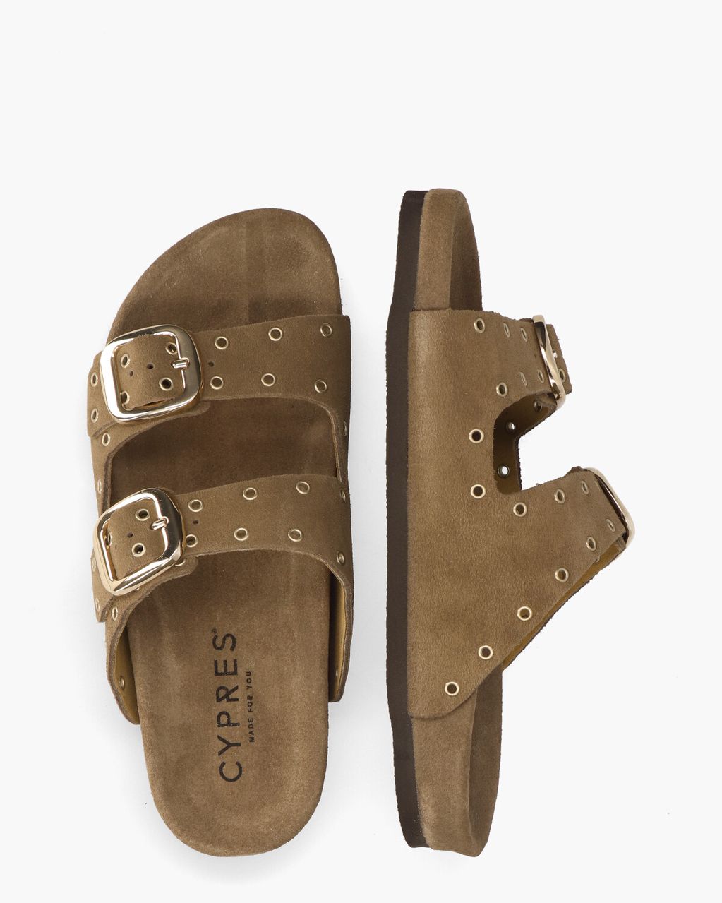 Willianne Taupe Damesslippers
