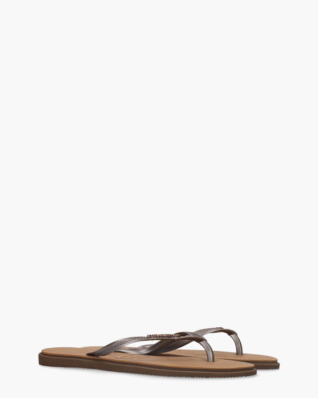 thumbnail: Havaianas Slim Point Flip-Flops Bruin Voor Dames - Trendy Teenslippers Met Elegante Pasvorm