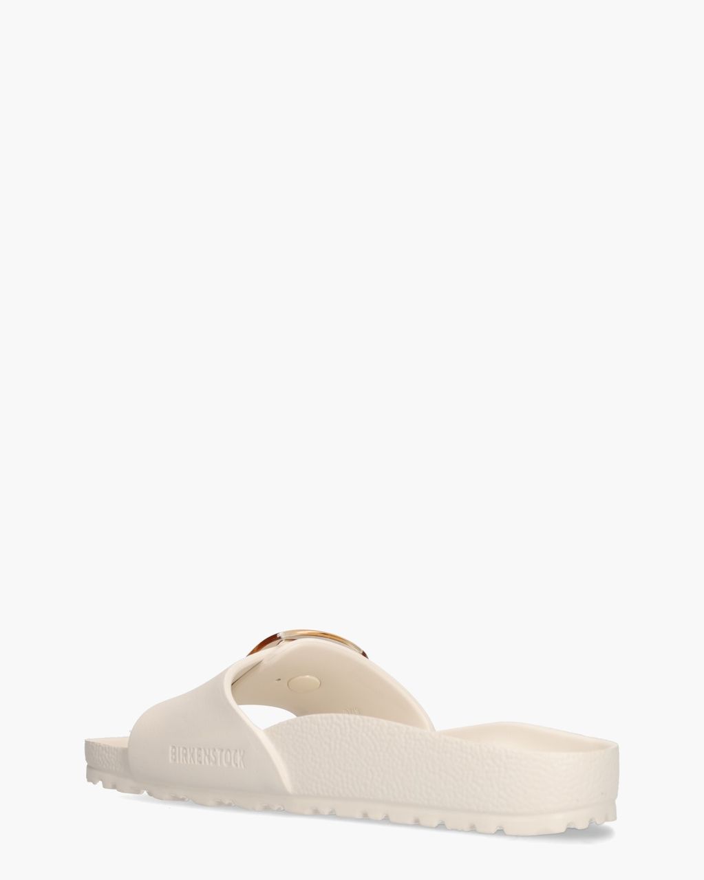 Madrid Big Buckle EVA Off-White Damesslippers