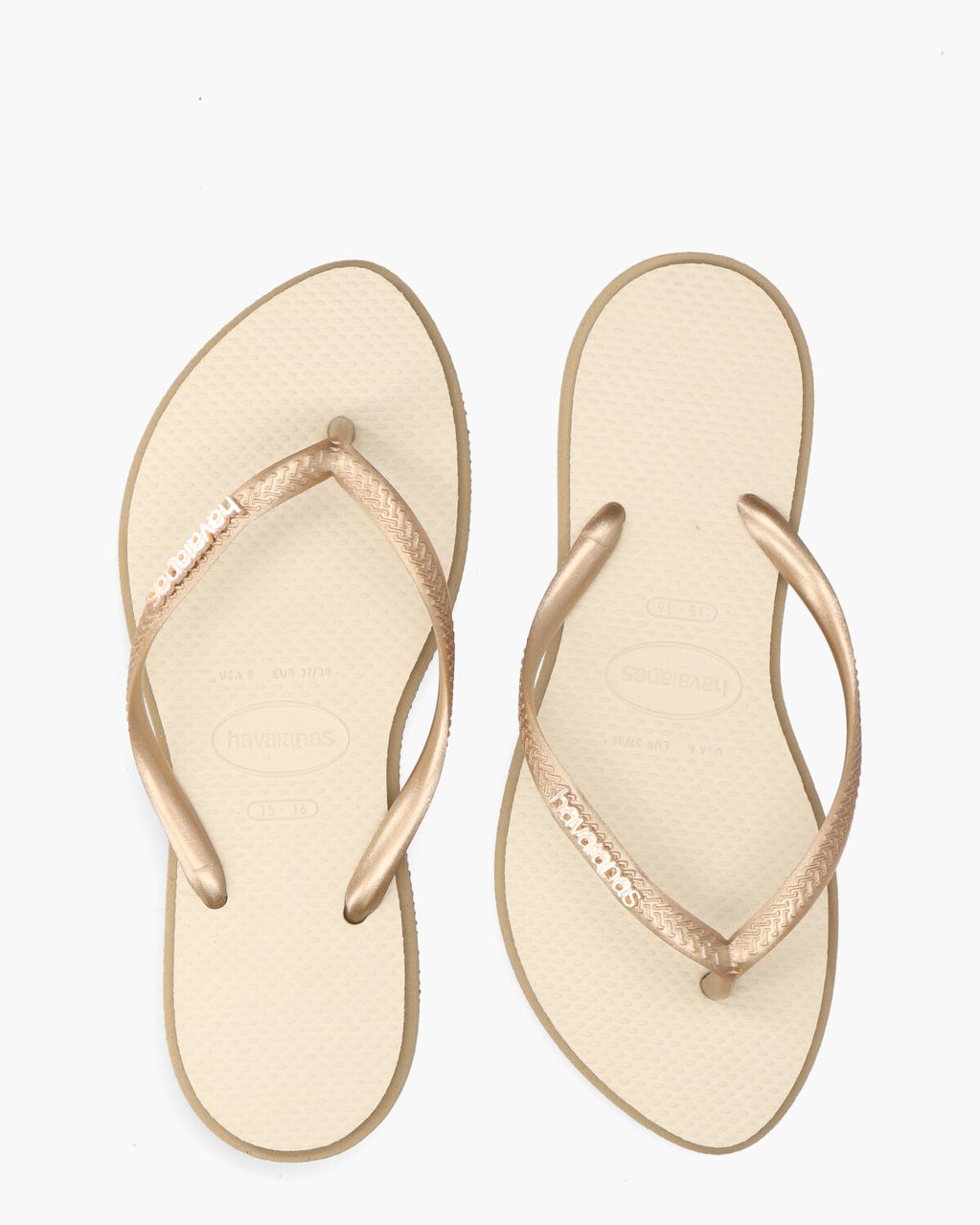Slim Point Roségoud/Beige Damesslippers